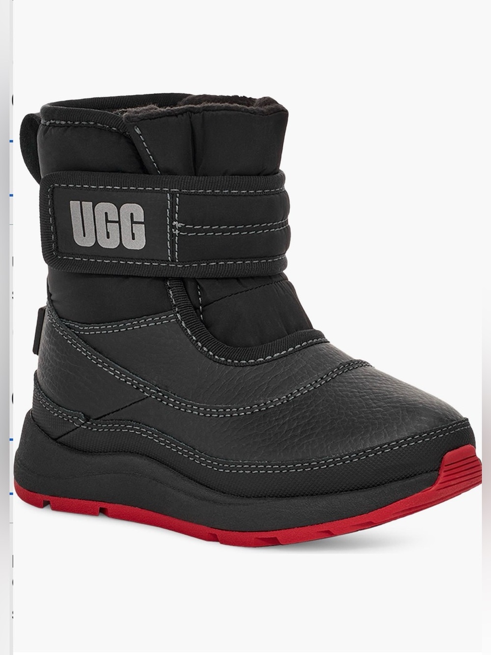 New in Box! UGG Toddler Taney Weather Snow Boots 6 Black Red